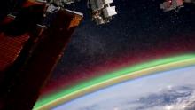 Des aurores boréales filmées par un cosmonaute russe depuis l'ISS, le 14 janvier 2021