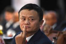 Jack Ma, fondateur du géant chinois du commerce en ligne Alibaba et homme le plus riche de Chine, le 26 octobre 2018 à Johannesburg, en Afrique du Sud