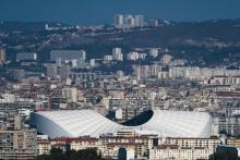 Le stade Vélodrome de Marseille, le 19 octobre 2017