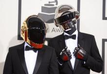 Le duo Daft Punk le 26 juin 2014 à Los Angeles