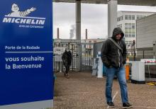 L'usine Michelin de Cataroux, à Clermont-Ferrand, le 6 janvier 2021