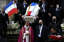 Les obsèques de Patrick Dupond à l'église Saint-Roch à Paris, le 11 mars 2021
