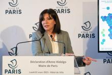 Anne Hidalgo, le 1er mars 2021 à Paris