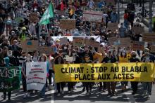 Manifestation à Nantes pour une "vraie loi climat", le 28 mars 2021