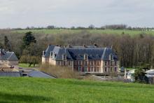 Le domaine de Thiverval-Grignon (Yvelines) et son château Louis XIII, le 4 avril 2016