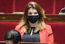 Marlène Schiappa à l'Assemblée nationale le 30 mars 2021