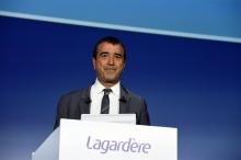 Arnaud Lagardere lors d'une assemblée générale du groupe Lagardère, le 10 mai 2019