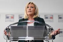 Marine Le Pen, le 9 mars 2021 à l'Assemblée nationale à paris
