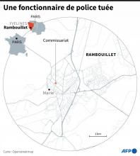 Localisation du commissariat de Rambouillet