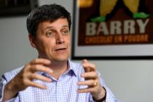 Antoine de Saint-Affrique, directeur général chez Barry Callebaut, qui devrait prendre la tête de Danone, à Zurich, le 9 décembre 2016