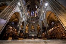 Le choeur de la cathédrale de Metz, le 30 mars 2021