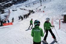 La station de ski de la Clusaz (Haute-Savoie) ouvre ses remontées mécaniques exceptionnellement, le 23 mai 2021, pour deux jours
