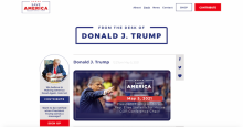 Save America le nouveau site de Donald Trump