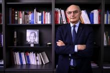 Le président de la Haute autorité pour la transparence de la vie publique Didier Migaud dans son bureau à Paris, le 23 novembre 2020