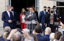 L'Elysée a accueilli vendredi 2 juillet 2021 sa seconde exposition du "Fabriqué en France", inaugurée par Emmanuel Macron avant l'ouverture au public