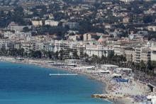 Vue générale de la ville de Nice, le 17 juillet 2016