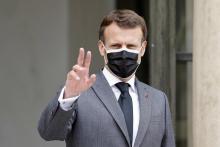Emmanuel Macron à l'Elysée le 1er juillet 2021