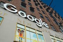 Image d'illustration d'une enseigne de Google photographiée à New York le 1er novembre 2018