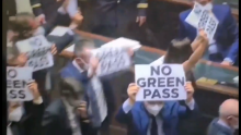 Italie Parlement no green pass