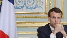 Emmanuel Macron à l'Elysée
