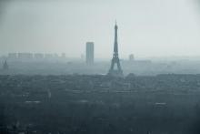 Une vue de Paris, le 2 mars 2021