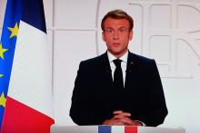 Emmanuel Macron a jugé la réforme du calcul de l'allocation chômage "indispensable" lors de son intervention télévisée du 9 novembre 2021