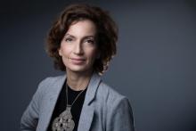 La Française Audrey Azoulay, directrice générale de l'Unesco, photographiée à Paris le 27 octobre 2021