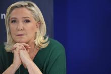 La candidate du Rassemblement national (RN) à la présidentielle Marine Le Pen le 2 décembre 2021 à Paris