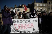Manifestation à Paris le 11 janvier 2022 pour réclamer plus de moyens pour l'hôpital