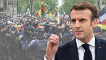 Emmanuel Macron Manifestation