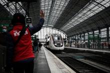 A la gare de Bordeaux, le 25 novembre 2021