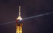 La Tour Eiffel, photographiée le 13 juin 2021, sera éclairée aux couleurs de l'Ukraine vendredi, en soutien au pays envahi par la Russie.