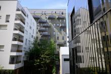 Des immeubles résidentiels à Rennes, le 22 avril 2022