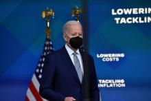 Le président Joe Biden, ici le 10 mai à Washington, a promis de tout faire pour contrôler l'inflation qui pèse sur les ménages américains