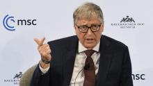 Bill Gates à Munich, le 18 février 2022