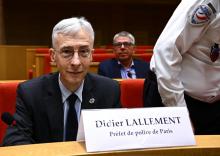 Le préfet Didier Lallement lors de l'audition devant le Sénat, Paris le 9 juin 2022