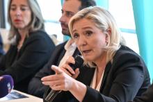 Marine Le Pen à Agde (Hérault) le 9 juin 2022