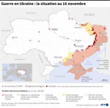 Guerre en Ukraine : la situation au 16 novembre