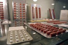 Échantillons de médicaments dans les laboratoires pharmaceutiques