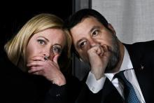 Giorgia Meloni et Matteo Salvini