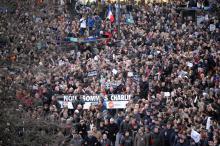 "Marche républicaine", le 11 janvier 2015 à Paris, en hommage aux victimes des attaques du 7…